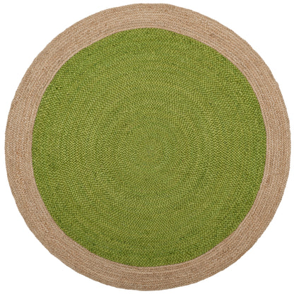 SAFAVIEH Handmade Natural Fiber Jolette Bordered Round Jute Rug