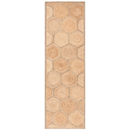 SAFAVIEH Handmade Natural Fiber Nargiz Honeycomb Jute Rug