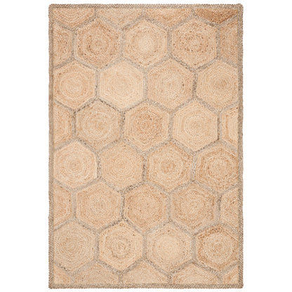 SAFAVIEH Handmade Natural Fiber Nargiz Honeycomb Jute Rug