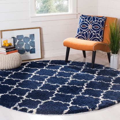 SAFAVIEH Hudson Shag Jeryl Glam Trellis 2-inch Area Rug