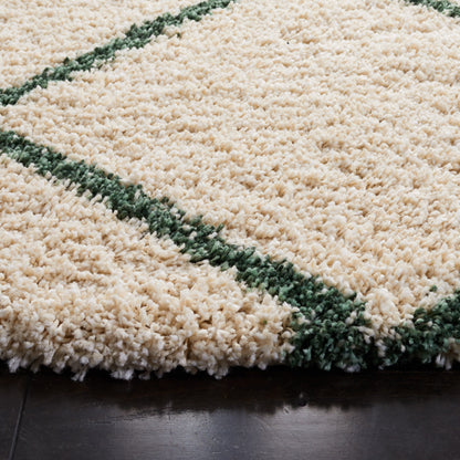 SAFAVIEH Hudson Shag Raili Diamond Trellis 2-inch Thick Rug