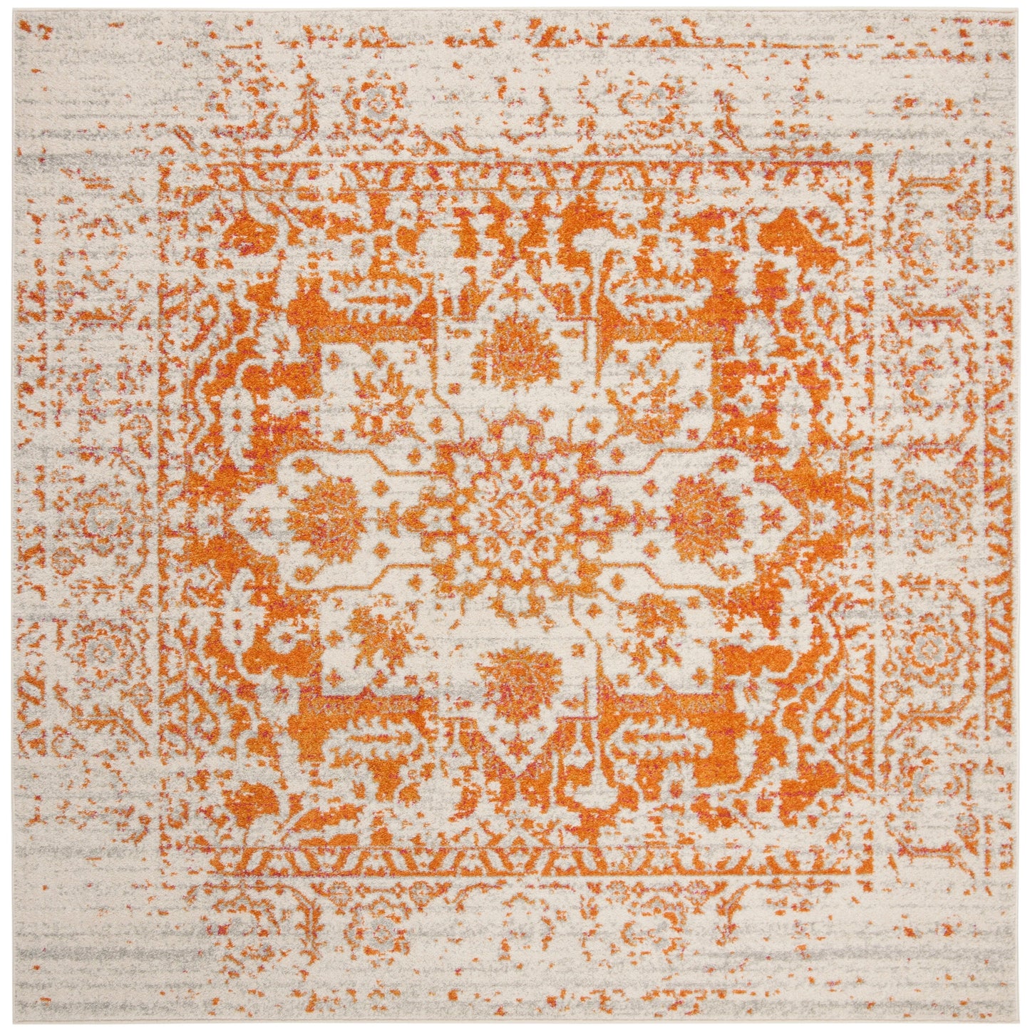SAFAVIEH Madison Delois Medallion Rustic Farmhouse Distressed Rug