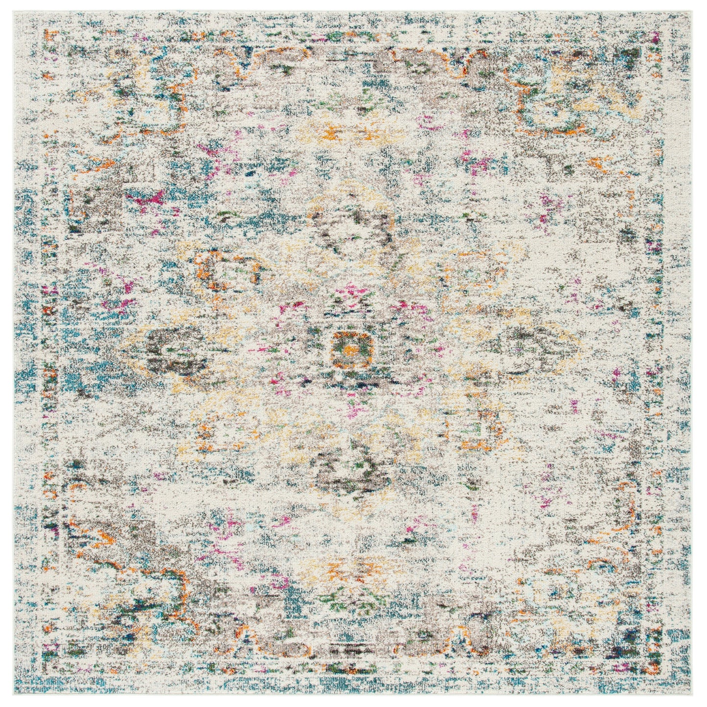SAFAVIEH Madison Katelijne Boho Medallion Distressed Area Rug