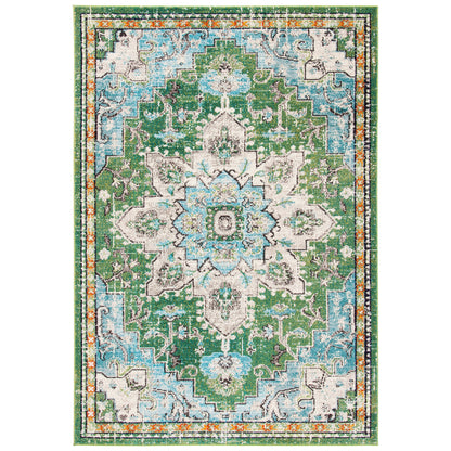 SAFAVIEH Madison Katelijne Boho Medallion Distressed Area Rug