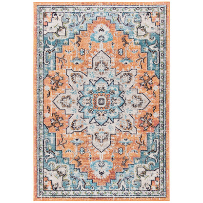 SAFAVIEH Madison Katelijne Boho Medallion Distressed Area Rug