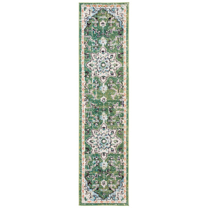 SAFAVIEH Madison Katelijne Boho Medallion Distressed Area Rug