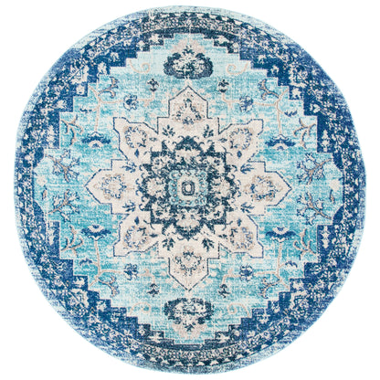 SAFAVIEH Madison Katelijne Boho Medallion Distressed Area Rug
