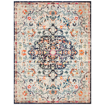 SAFAVIEH Madison Libusa Boho Medallion Distressed Rug