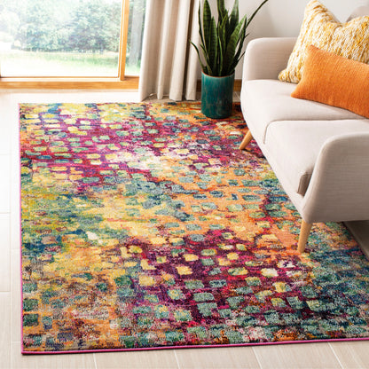 SAFAVIEH Monaco Panna Boho Abstract Modern Watercolor Area Rug