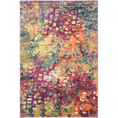 SAFAVIEH Monaco Panna Boho Abstract Modern Watercolor Area Rug