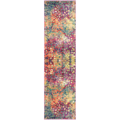 SAFAVIEH Monaco Panna Boho Abstract Modern Watercolor Area Rug