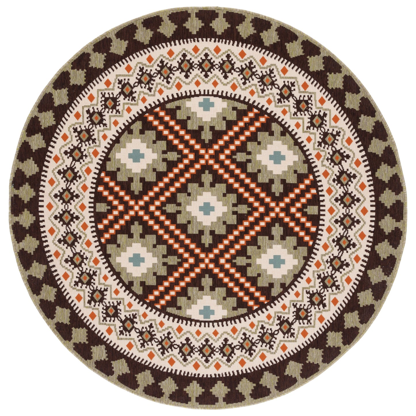 SAFAVIEH Veranda Rita Indoor/ Outdoor Waterproof Patio Backyard Rug