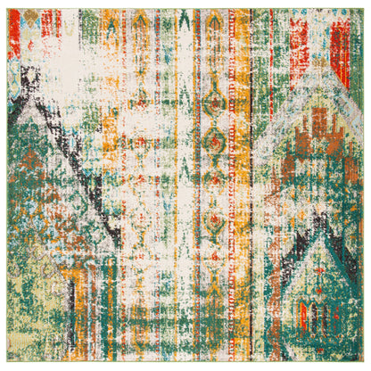 SAFAVIEH, Madison Sonya Abstract Boho Distressed Rug